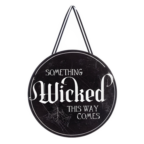 Halloween Wicked Wall Sign