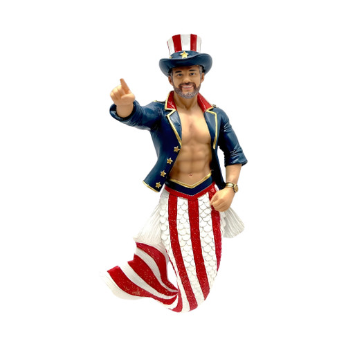 December Diamonds Guncle Sam Merman Ornament