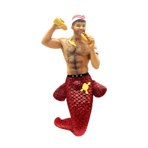 December Diamonds Messy Weiner Merman Ornament