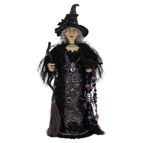 Karen Didion Amethyst Witch Figurine