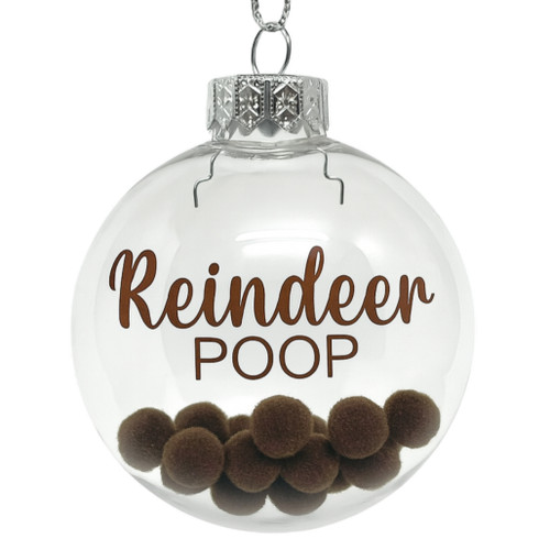 Reindeer Poop Ornament