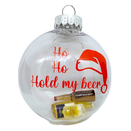 Ho Ho Hold My Beer Ornament