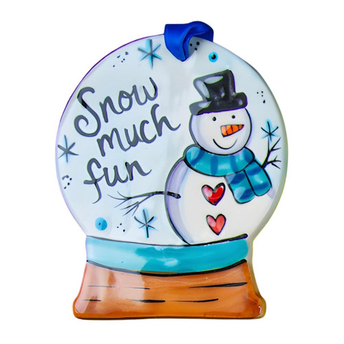 The Nola Watkins Collection Snow Much Fun Snow Globe Ornament