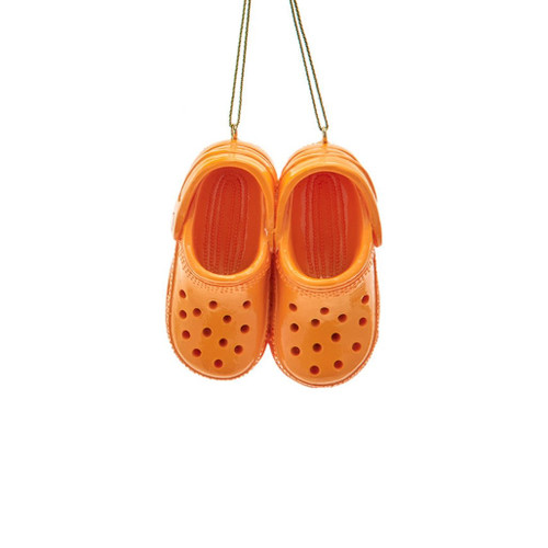 Orange Clogs Ornament