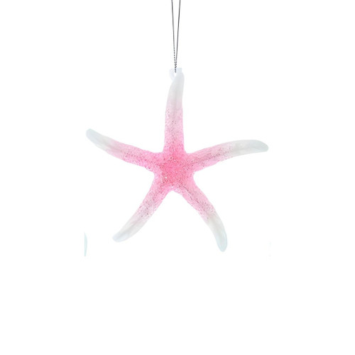 Glow in the Dark Pink Starfish Ornament
