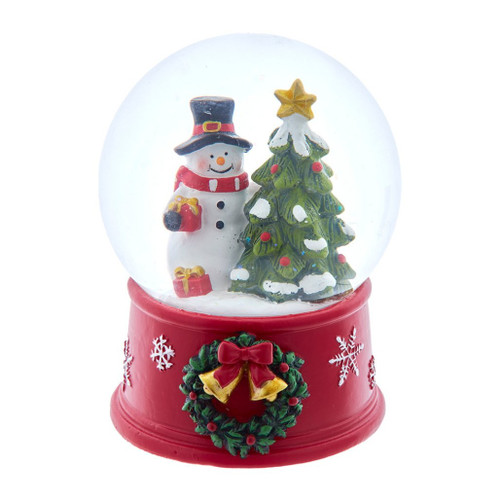 Wind-Up Musical Snowman Snow Globe