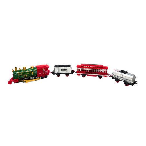 Lighted Christmas Train Set with Sound Motion | 16-Piece, 13 Ft