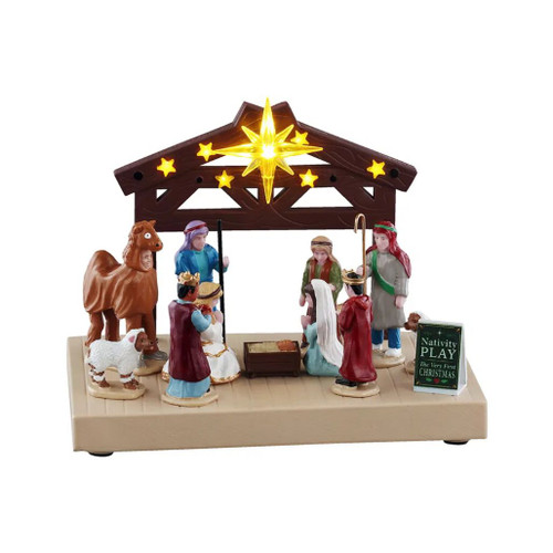 Lemax Nativity Play | Lighted Resin Table Accent