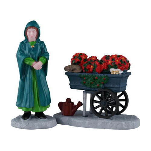 Lemax Caddington Floral Street Vendor Figurine | 2.8″ Resin