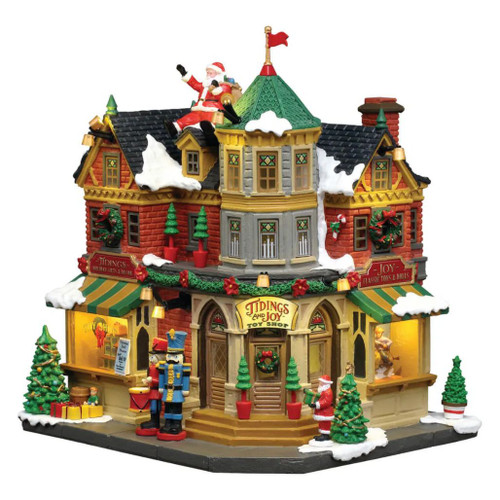 Lemax Tidings And Joy | Lighted Toy Shop Building