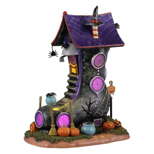 Lemax Spiderweb Manor | Spooky Town Lighted Boot-ique