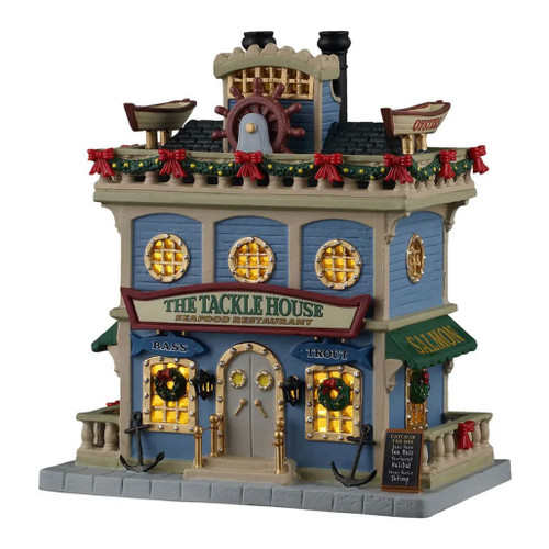 Lemax Caddington Tackle House Seafood Restaurant | Lighted Building