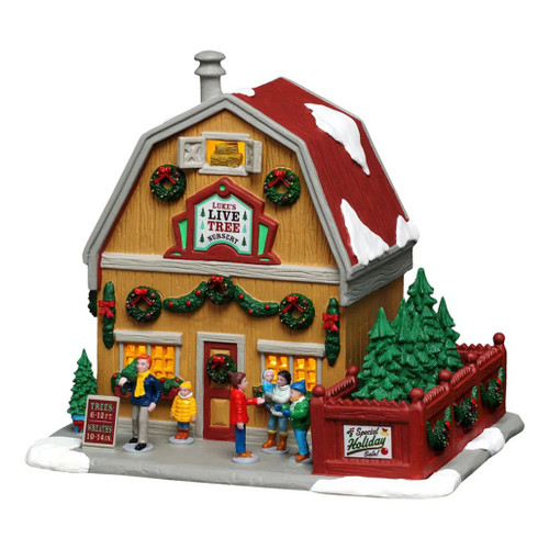 Lemax Caddington Luke’s Live Tree Nursery | Lighted Building