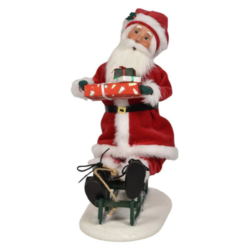 Byers’ Choice Santa on Sled Caroler | 10 inches