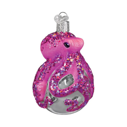 Old World Christmas Shimmering Octopus Ornament | Blown Glass