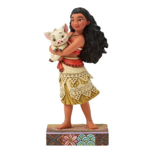 Jim Shore Wayfinder's Best Friend | Moana and Pua Figurine
