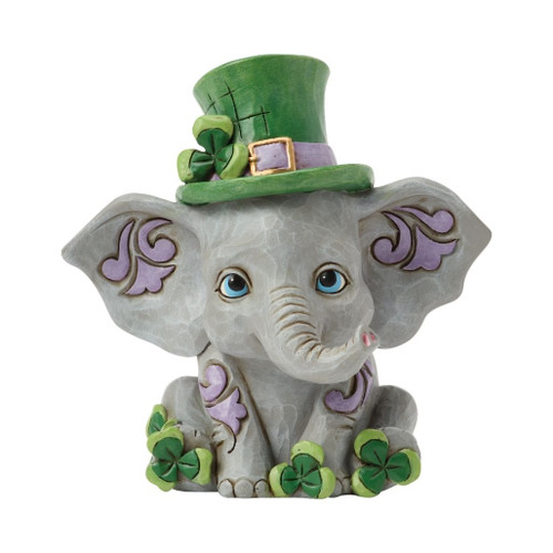 Jim Shore Trunk of Luck | Irish Elephant Figurine