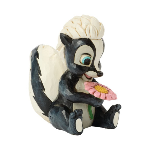 Jim Shore Flower Mini | Bambi Skunk Figurine