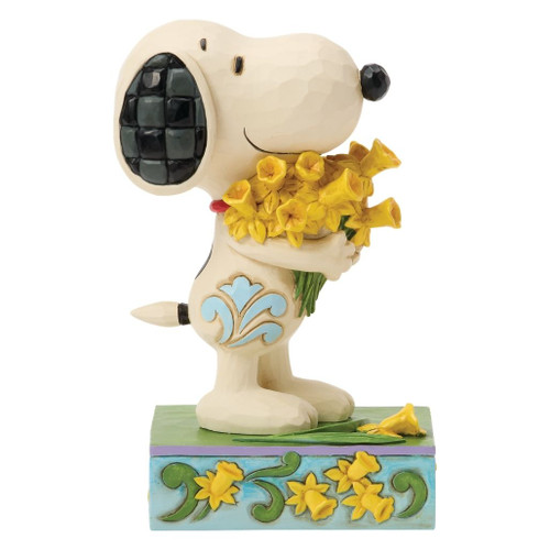 Jim Shore A Bouquet of Happiness | Snoopy Figurine
