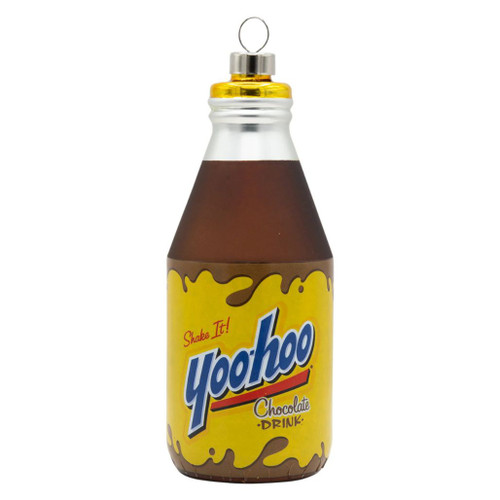 Kat & Annie Yoo-hoo Chocolate Drink Glass Ornament | 4.64"