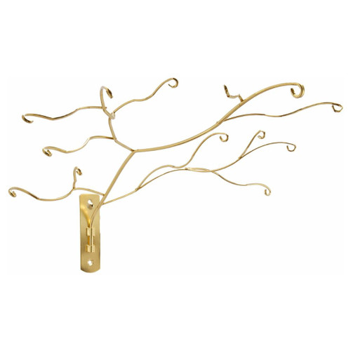 Gold wire wall hanger with simple metallic finish for seasonal decorating.
15-inch decorative hanger designed for wreaths, signs, and wall accents.
Gold metal wire display hanger for holiday and year-round décor.