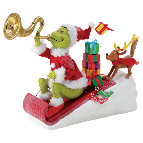 PD HERE COMES GRINCH ON SLED 26