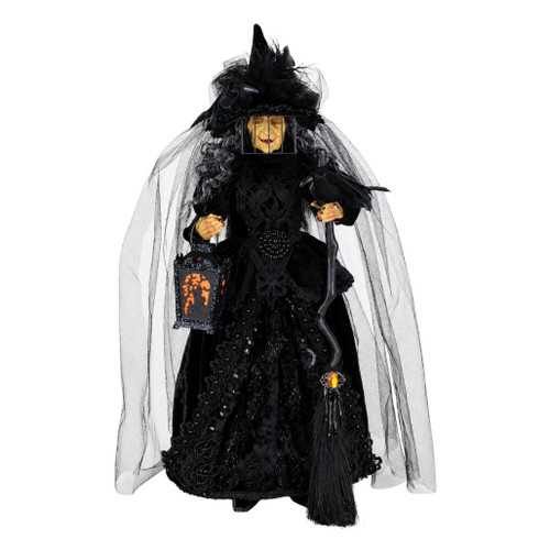 Karen Didion Lighted Enchantress of Midnight Witch Figurine