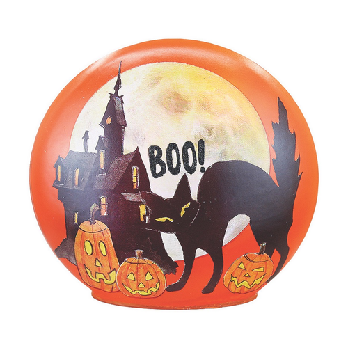 Stony Creek Spooked Black Cat LED Lighted Lamp