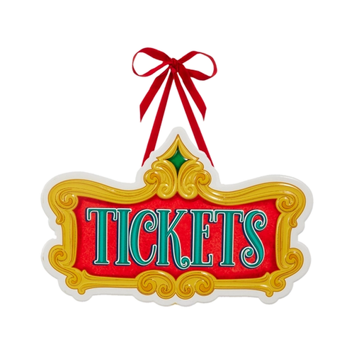 Circus Tickets Marquee Ornament