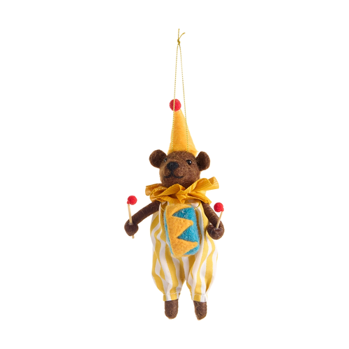 Circus Bear with Drums Ornament | The Christmas Loft