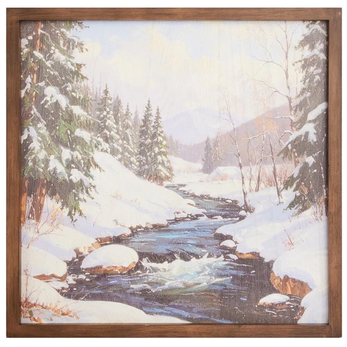 Corinne Haig Snowy River Wall Art | The Christmas Loft