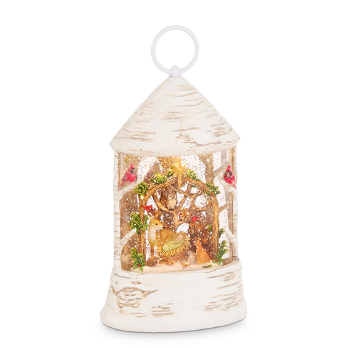 Susan Winget Woodland Nativity Water Lantern