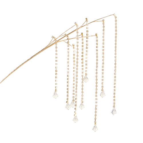 Gold Rhinestone and Jewel Spray | The Christmas Loft