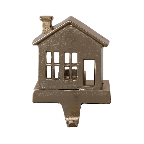 Wide Cast Aluminum House Stocking Holder