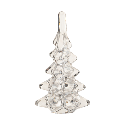 6-1/4 in Clear Glass Christmas Tree
