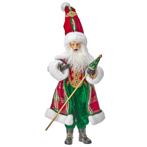 38.5-Inch Royal Christmas Santa