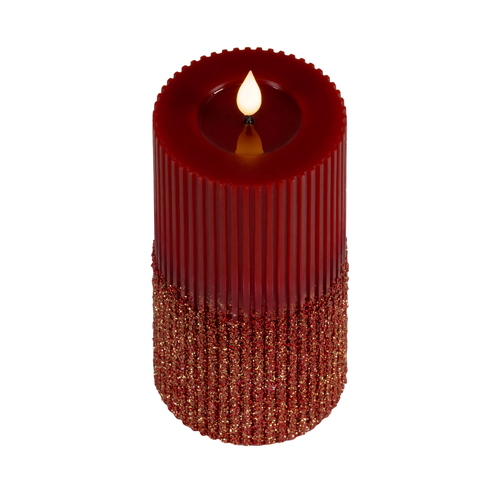 Oxblood LED Wick Candle