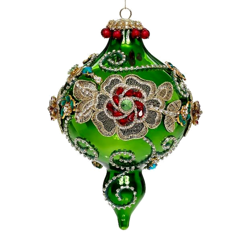 Mark Roberts Kings Jewel Green Finial Ornament