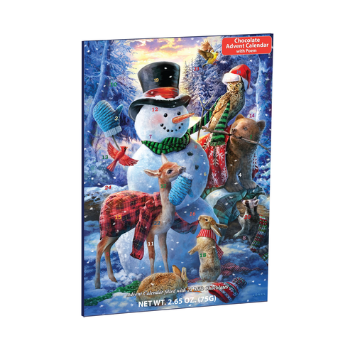 Snowman's Delight Chocolate Advent Calendar