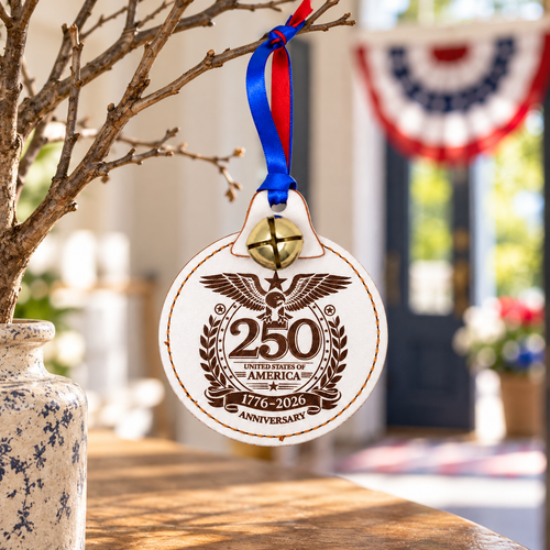 America's 250th Anniversary Eagle Bell Ornament