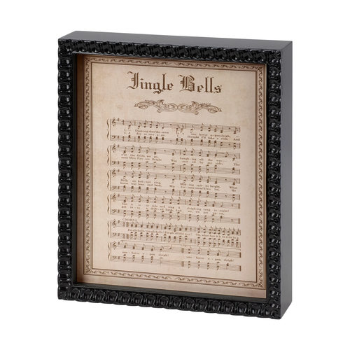 Jingle Bells Inset Box Sign