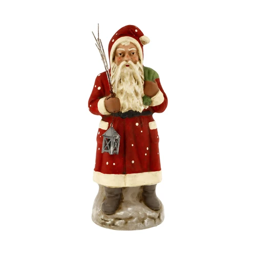 Marolin Santa with Lantern Figure
