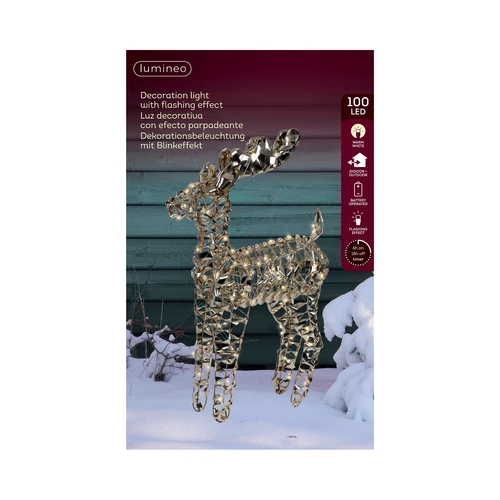 Lumineo Micro LED Lighted Deer Figurine | The Christmas Loft
