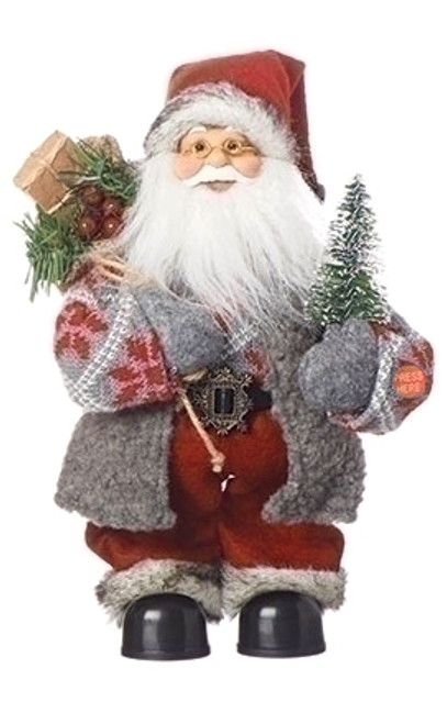 Animated Musical Santa With A Little Tree
