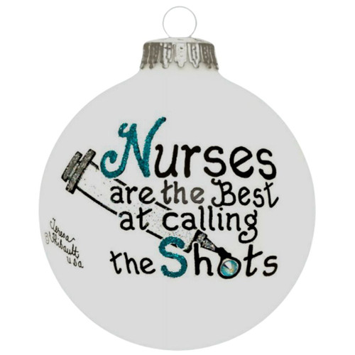 Heart Gifts by Teresa - Nurses Shots Ornament