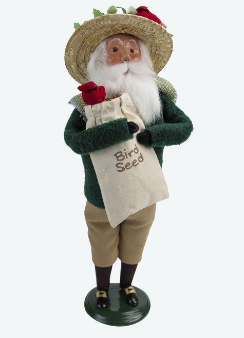 Byers' Choice- Santa w/ Cardinals, Santa Collection Carolers, 13 inch