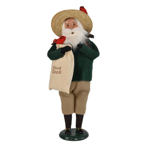 Byers' Choice- Santa with Cardinals, Santa Collection Carolers, 13 inch