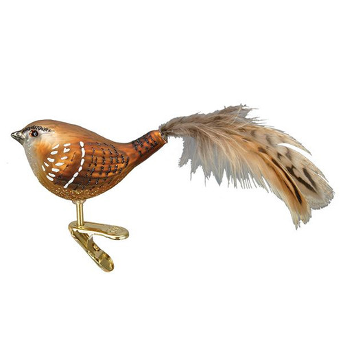 Old World Christmas Wren Clip Ornament
