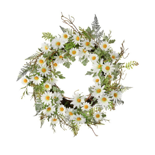 Daisy Wreath 24"