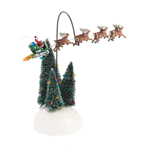 Department 56 National Lampoons Christmas Vacation Village Animated Flaming Sleigh